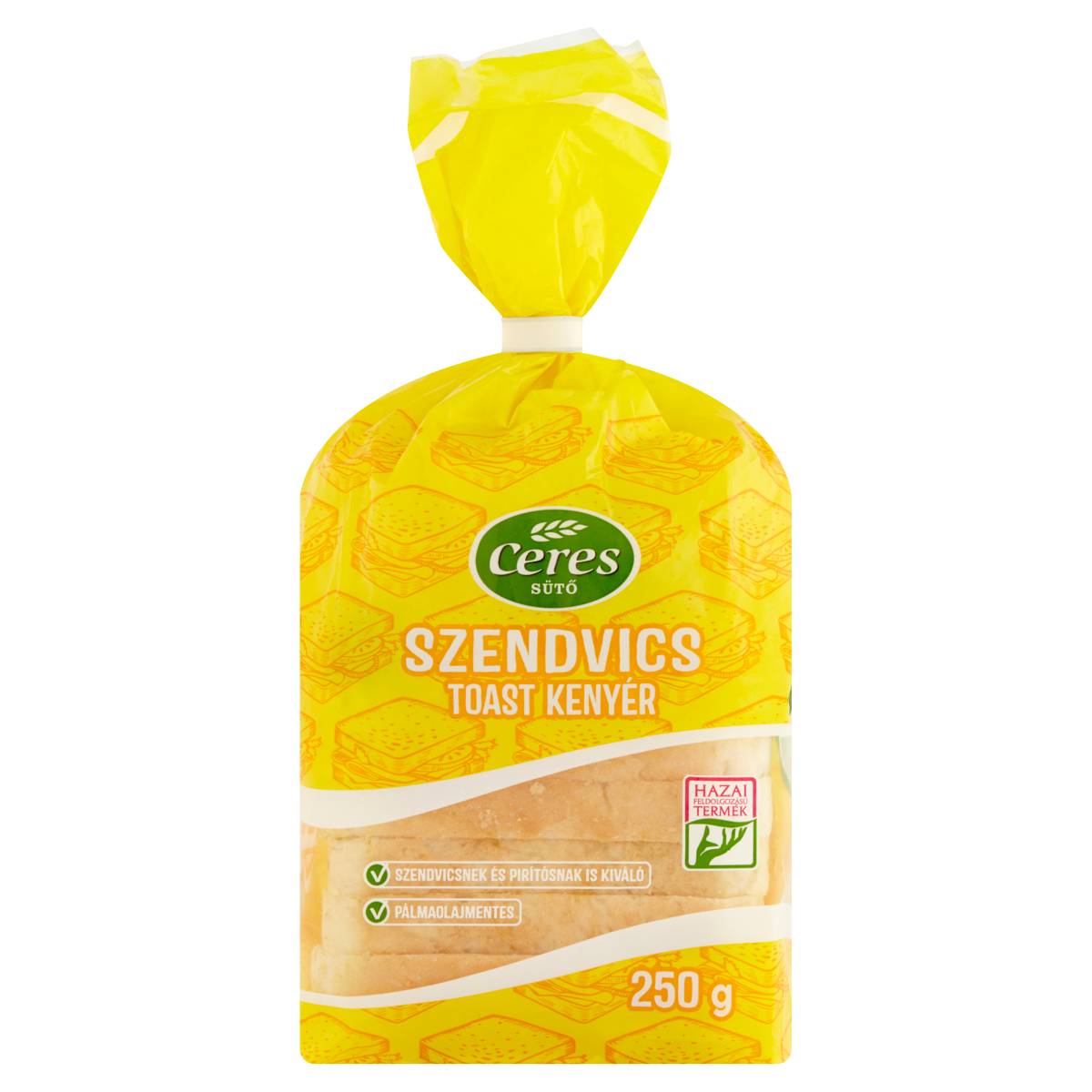 Szendvics toast kenyér 250g